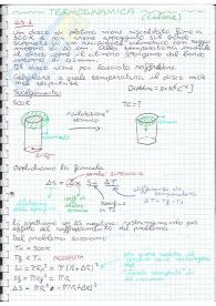Fisica 1 - Esercitazioni Termodinamica
