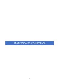 Statistica Psicometrica