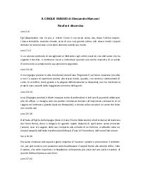 IL CINQUE MAGGIO di A. Manzoni, parafrasi discorsiva e analisi