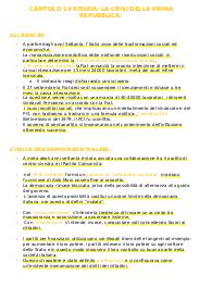 riassunti storia