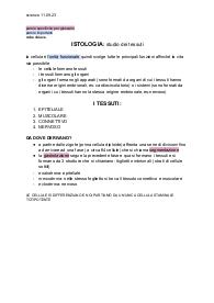 Appunti: Istologia