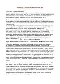 Appunti sulla Respirazione di Bove