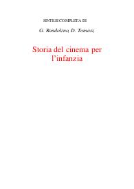 Storia del cinema per l’infanzia