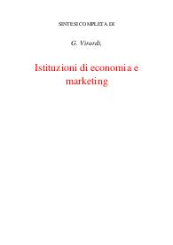 Istituzioni di economia e marketing