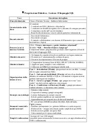 UDA - Il linguaggio SQL