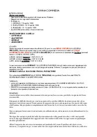 Appunti sulla Divina Commedia