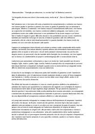 Riassunto del libro “Famiglie per adozione” di Stefania Lorenzini
