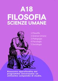 CLASSE – A18 - FILOSOFIA E SCIENZE UMANE