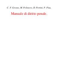 Manuale di diritto penale. Parte generale