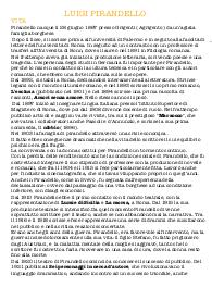 appunti pirandello