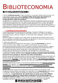 Manuale di biblioteconomia