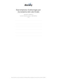 Esercitazione Codicologia per incremento del voto finale