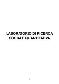 Appunti di laboratorio di ricerca sociale quantitativa, Università Cattolica del Sacro Cuore, 2023/2024
