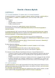 Riassunto banche e finanza digitale