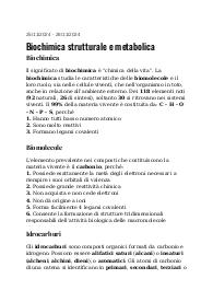 Appunti/Dispense Biochimica 1.0 "IDROCARBURI"