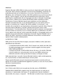 Appunti sul Neorealismo, Montale, Pavese, Vittorini e Primo Levi