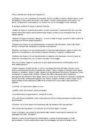 Riassunto: Manuale di linguistica italiana (Luca Serianni, Giuseppe Antonelli)
