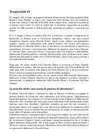 Riassunto del numero 61 di Trasgressioni, rivista quadrimestrale di cultura politica