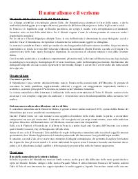Riassunto programma 5° superiore di italiano