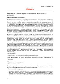 Appunti INFERMIERISTICA CLINICA IN AREA MATERNO INFANTILE