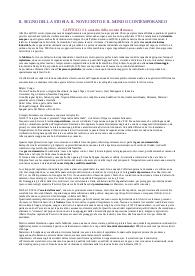 Riassunto del libro "Il segno della Storia. Il Novecento e il mondo contemporaneo- De Luna, Meriggi (cap 1-6)