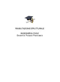 Paniere Aperte RIABILITAIONE STRUTTURALE Focacci Ecampus