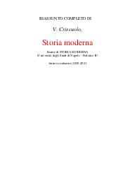 V. Criscuolo, Storia moderna