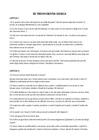 Riassunto e traduzione De Providentia di Seneca