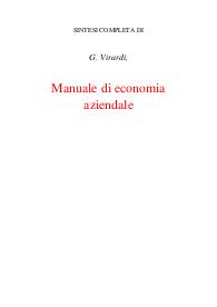 Manuale di economia aziendale parte 2