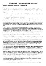 riassunto manuale di diritto dell'informazione