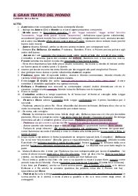 riassunto "Il gran teatro del mondo"