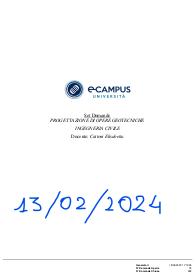 Paniere di PROGETTAZIONE DI OPERE GEOTECNICHE, Prof CATTONI, ECAMPUS - Chiuse