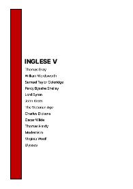 Inglese, intero programma quinta liceo scientifico
