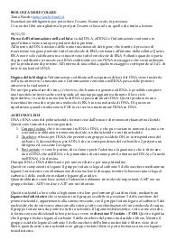 Biologia Molecolare