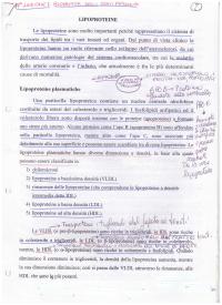 Biochimica degli stati patologici - Lipoproteine.