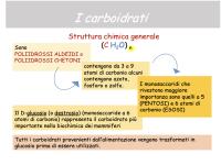 Carboidrati per biochimica