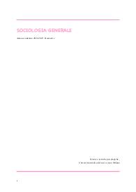 dispensa sociologia generale unicatt milano