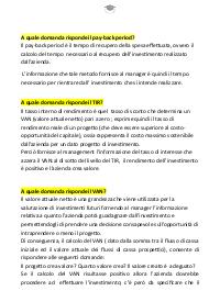 Paniere Aperte PROGRAMMAZIONE E CONTROLLO SCIENZE DELL'ECONOMIA Docente Caserio Carlo Risposte APERTE Ecampus
