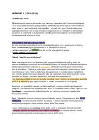 Appunti di MINERALOGIA E PETROGRAFIA prima parte, prof. Donatella Barca, 2024