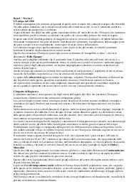 Riassunto dispensa di Bessel storia economica e sociale