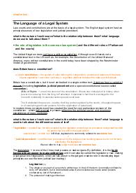 Legal English