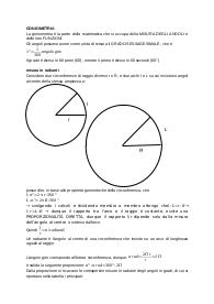 matematica: le funzioni goniometriche