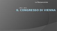 Il congresso di vienna