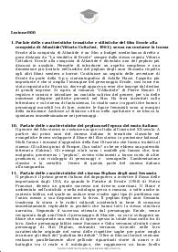 Paniere Aperte STORIA DEL CINEMA LETTERATURA, ARTE, MUSICA E SPETTACOLO Docente Di Chiara Francesco Risposte A
