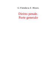 G. Fiandaca, E. Musco, Diritto penale. Parte generale