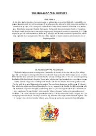 THE RENAISSANCE: HISTORY