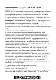 le-prigioni-invisibili-riassunto. Parte II
