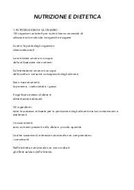 Nutrizione e dietetica