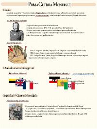 Appunti/ riassunti sulla Prima Guerra Mondiale