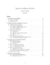 Appunti di Intelligenza Artificiale